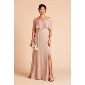 birdy grey moni convertible dress BIRDY GREY Moni Convertible Halter Neck Chiffon Gown, Size X-Small in Dark Mauve at Nordstrom